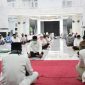 Pemerintah Kabupaten Gowa menggelar dzikir dan doa bersama untuk mensukseskan seluruh tahapan Pilkada di Masjid Agung Syekh Yusuf. (Foto: berita.news/Putri).