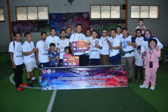 					Alumni 2003 Raih Juara II Tournament Happy Futsal Cup I SMAN 4 Makassar