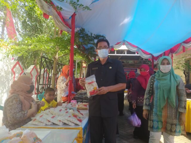 Pameran hasil olahan ikan di Harkannas 2020. (Foto: berita.news/Putri).