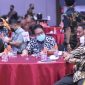 Pjs Bupati Gowa, Andi Aslam Patonangi saat menghadiri Rapat Koordinasi Pengawasan Daerah (Rakorwasda) Pemerintah Provinsi Sulawesi Selatan. (Foto: berita.news/Putri).