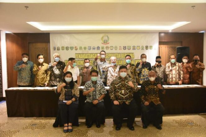 					Optimalisasi Penerimaan Pajak Daerah, Pjs Bupati Gowa Hadiri Penandatanganan KSWP