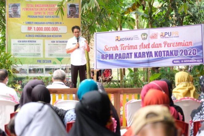 					Resmikan PKT di Pallangga, Aslam Harap Masyarakat Lakukan Pemeliharaan Dengan Baik