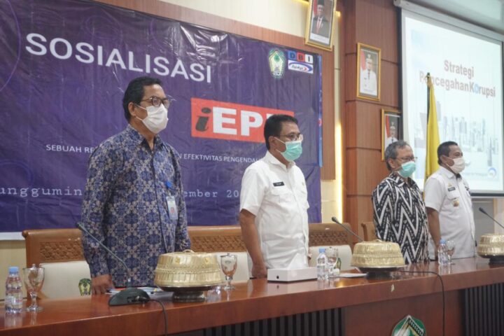 Sosialisasi IEPK (Indeks Efektivitas Pengendalian Korupsi). (Foto: berita.news/Putri).