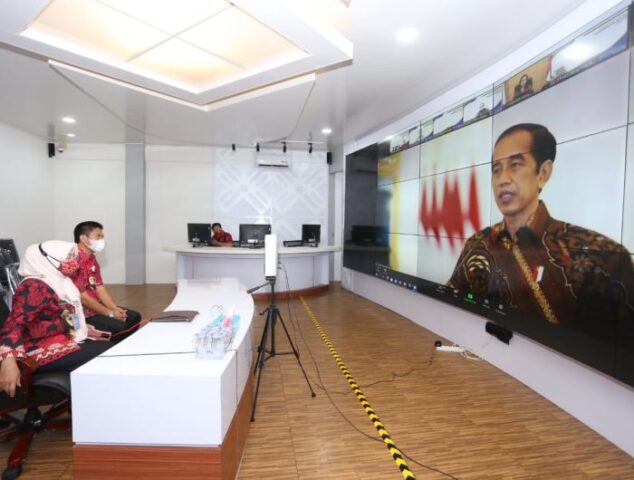 Rapat Koordinasi Nasional (Rakornas) Pengendalian Inflasi Tahun 2020 secara Virtual di Peace Room A’Kio. (Foto: berita.news/ist).