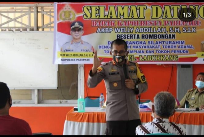 					Kapolres Parepare, AKBP Welly Abdillah gelar silaturahmi dengan warga. 