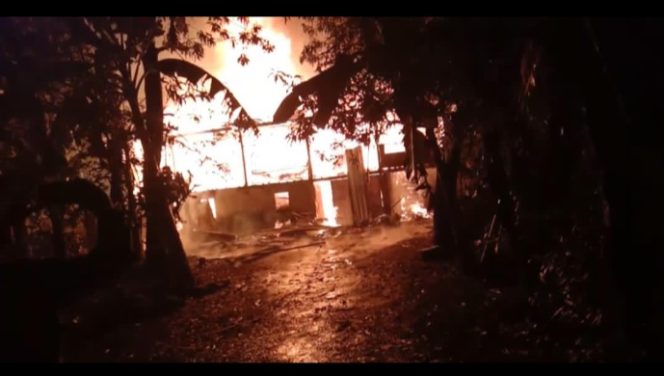 					Kebakaran Hebat di Pangkep. (Istimewa). 