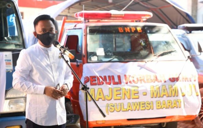 					Bantu Korban Gempa Sulbar, Ilham Azikin: Kita Juga Pernah Merasakan yang Sama
