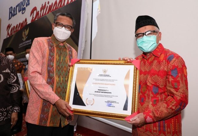 					Pemkab Bantaeng Raih Peringkat V Keterbukaan Informasi Publik se-Sulsel