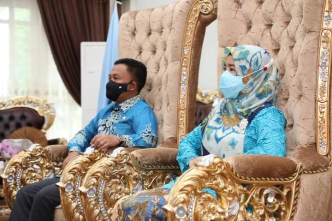 					Bupati Bantaeng Bersama Ketua TP.PKK Ikuti PHI Tingkat Prov. Sulsel Secara Virtual