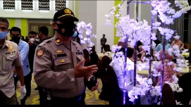 					Polisi Bubarkan Acara Ulang Tahun Produk Kecantikan di Hotel Max One Makassar. (Istimewa) 