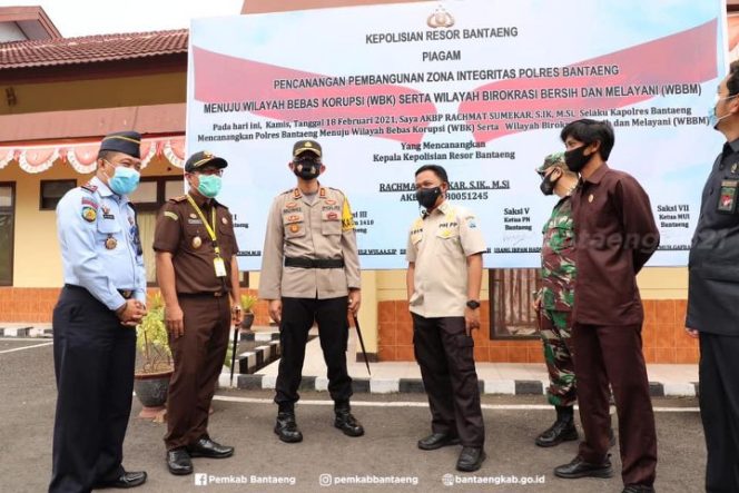 					Bupati Bantaeng Hadiri Pencanangan Polres Bantaeng Membangun Zona Integritas