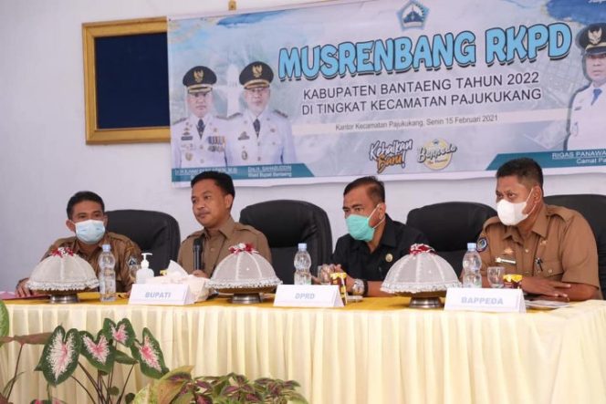 					Bupati Bantaeng Hadiri Musrenbang Kecamatan Pa’jukukang