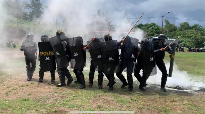 					Tingkatkan Kemampuan Personel,  Batalyon C Resimen 1 Pasukan Pelopor Gelar Latihan CQB 