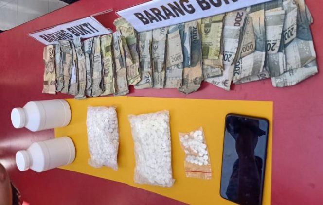 					Buruh Bangunan Pemilik 2050 Butir Obat Daftar “G” Diringkus Sat Narkoba Polres Gowa