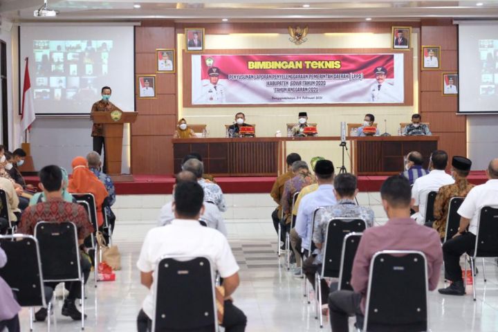 Bimbingan Teknis Penyusunan Laporan Penyelenggaraan Pemerintahan Daerah (LPPD) Kabupaten Gowa. (Berita.news/Putri).