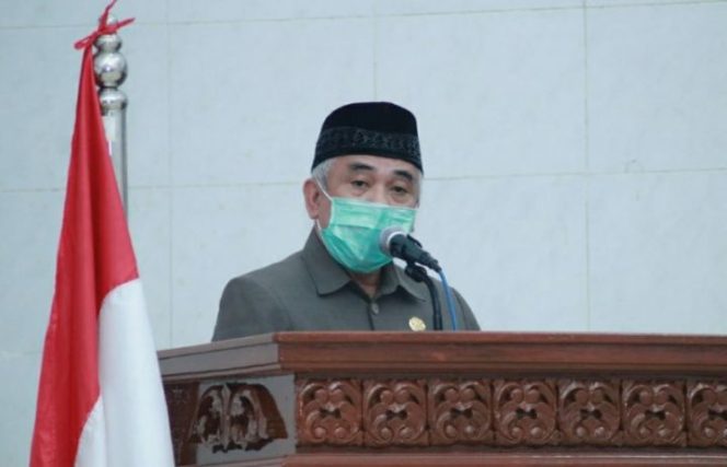 					Wabup Bantaeng Hadiri Rapat Paripurna Penyerahan Ranperda Perubahan RPJMD 2018-2023