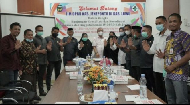 					Penanganan Stunting, DPRD Jeneponto Konsultasi ke Kabupaten Luwu