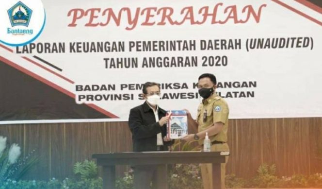 					Bupati Bantaeng Serahkan Laporan Keuangan Pemerintah Daerah  2020 ke Badan Pemeriksa Keuangan