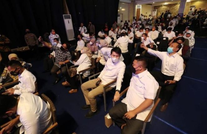 					Dukung Makassar Recover, Pimpinan dan Anggota DPRD Makassar hadiri Launching Program Multi Inovasi