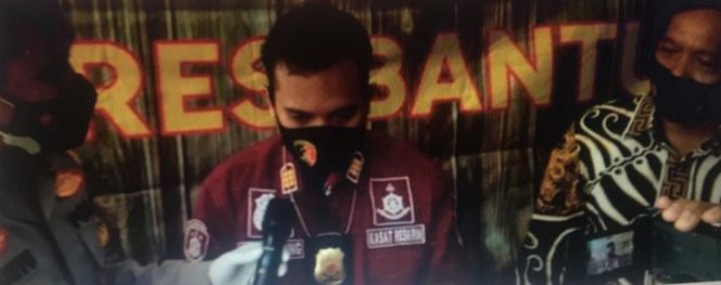 					Kasat Reskrim Gadungan saat diringkus Polres Bantul.