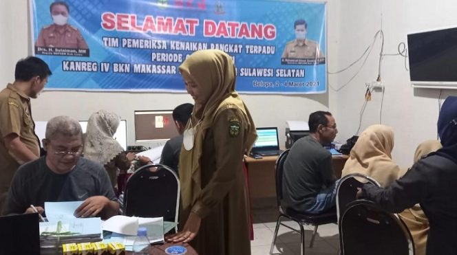 					BKN Makassar Periksa Berkas Kenaikan Pangkat ASN Pemkab Luwu