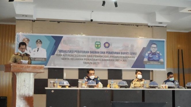 					Damkar Luwu Sosialisasikan Perda Pencegahan dan Penanggulangan Kebakaran