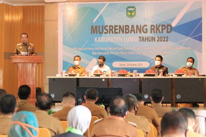 					Musrenbang RKPD Luwu 2022, Bupati Basmin Mattayang Ungkap 7 Target Pembangunan