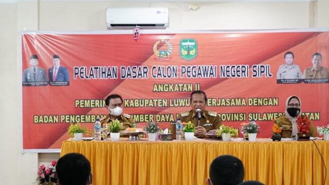 					Bupati Luwu Bekali Ilmu Karakter dan Integritas kepada Peserta Latsar CPNS