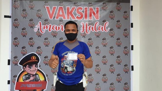 					TNI-Polri Antusias Sukseskan Vaksinasi Tahap Kedua di Luwu