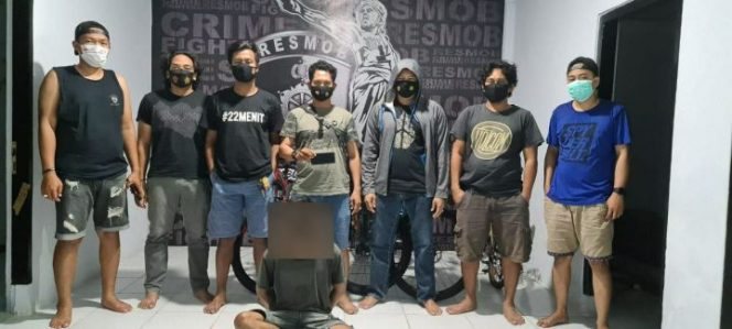 					Anggota Resmob Polres Pinrang saat berhasil meringkus FS di Posko Resmob Polres Pinrang.