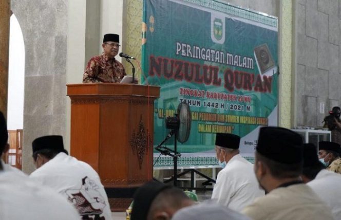 					Peringatan Nuzulul Quran, Bupati: Alquran Wajib Dijadikan sebagai Pedoman Hidup