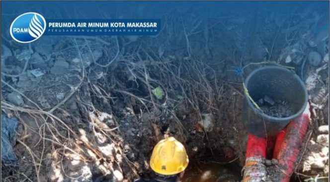 					Perumda Air Minum Makassar Umumkan Terjadi Kebocoran Pipa, Berikut Daerah yang Terdampak