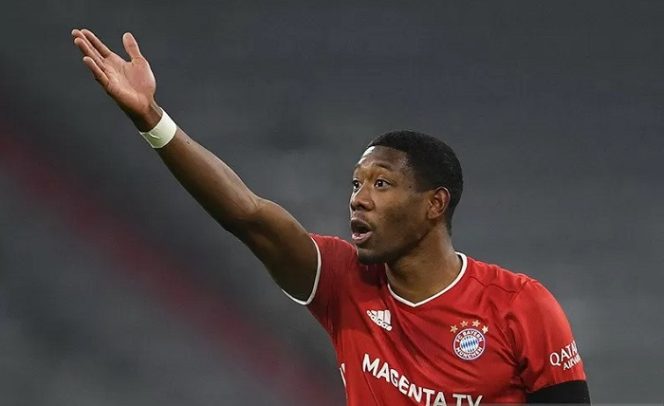 					Pemain bertahan Bayern Munchen, David Alaba. ANTARA/AFP/Andreas Gebert/aa. (AFP/ANDREAS GEBERT)