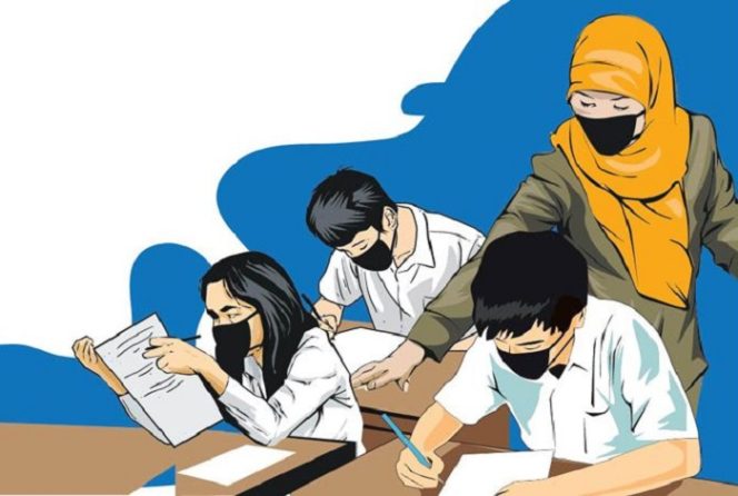 					ilustrasi belajar tatap muka (int)