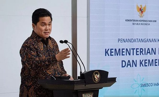 					Menteri Badan Usaha Milik Negara (BUMN) Erick Thohir . ANTARA FOTO/Dhemas Reviyanto/NZ/aa.