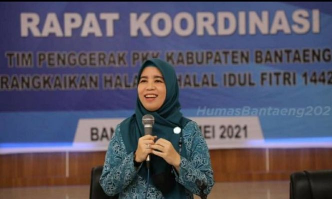 					TP PKK Bantaeng Gelar Rakor Dirangkaikan Halal bi Halal