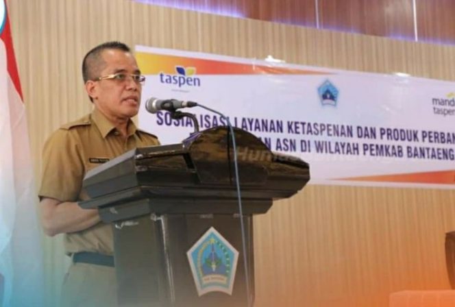 					Sekda Bantaeng Buka Sosialisasi Program Taspen Bagi ASN Pra Purnabakti