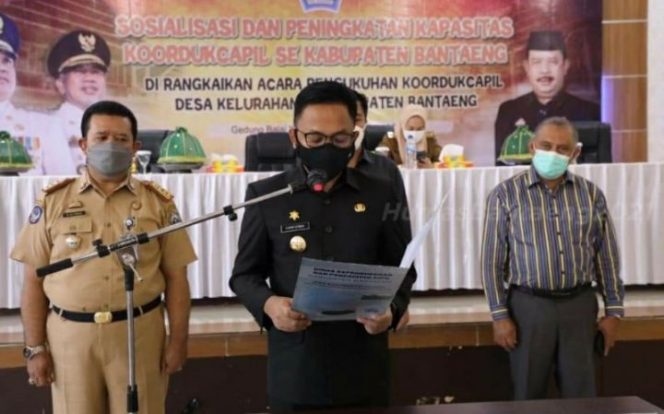 					Permudah Layanan, Disdukcapil Bantaeng Gelar Sosialisasi dan Peningkatan Kapasitas Koordukcapil