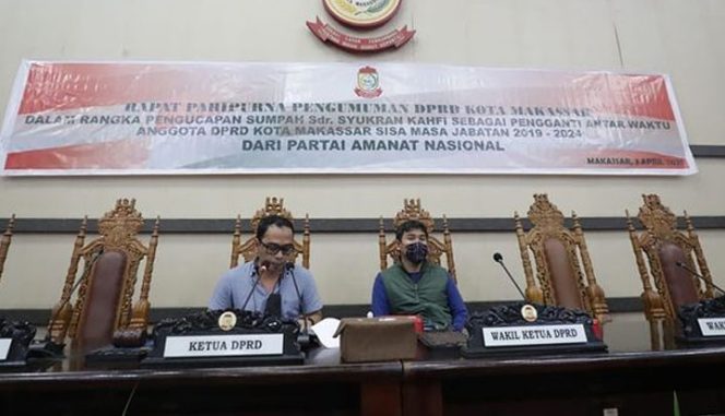 					DPRD Makassar Gladi Pelantikan PAW Syukran Kahfi