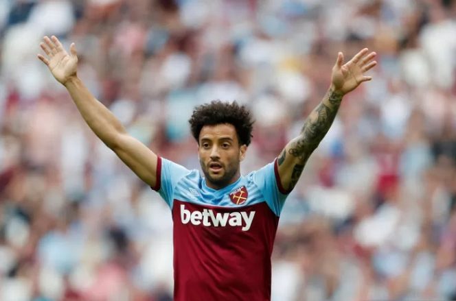 					Gelandang asal Brazil, Felipe Anderson akan kembali ke Lazio setelah hengkang pada 2018 ke West Ham United. ANTARA/Reuters/MATTHEW CHILDS