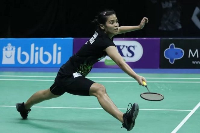 					Arsip - Tunggal putri Gregoria Mariska Tunjung menang straight game atas Saifi Rizka Nur Hidayah dengan skor 21-16, 21-13 pada laga semifinal turnamen internal PBSI yang digelar di Pelatnas PBSI Cipayung, Jakarta Timur, Jumat (24/7/2020) (Tim PBSI)