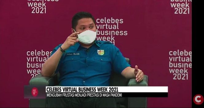 					Ketua KNPI Sulsel Andi Muhammad Arham Basmin Mayyatang.