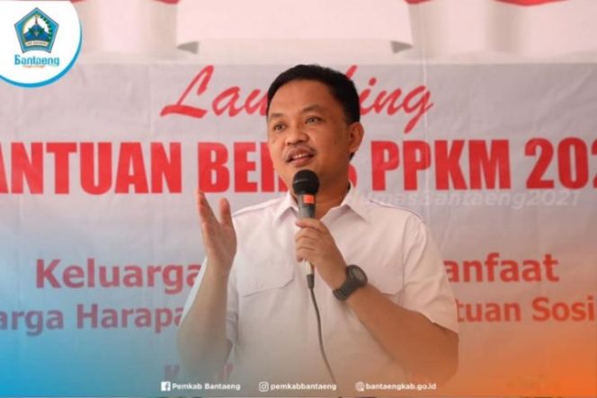 					Bupati Bantaeng Lepas Penyaluran Bantuan Beras PPKM
