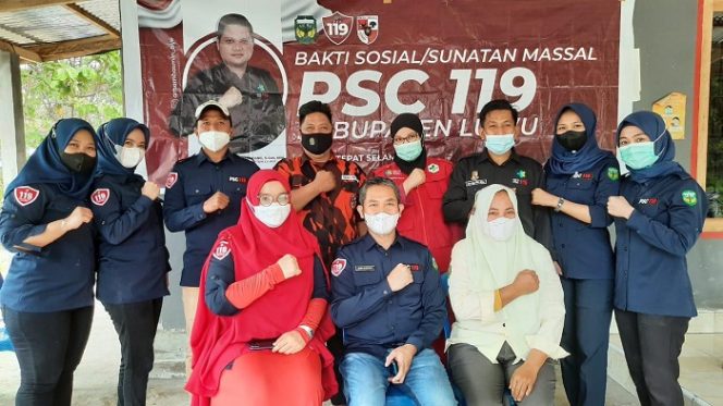 					PSC 119 Luwu Gelar Sunatan Massal dan Pengobatan Gratis, Kades Tallang Bulawang: Terima Kasih