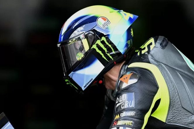 					Pebalap tim Petronas Yamaha Valentino Rossi di Grand Prix Portugal, Sirkuit Algarve, Portimao. (HO via Sepang Racing Team)