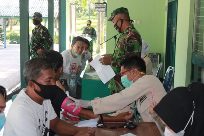 					642 Orang Ikuti Vaksinasi Tahap II di Makodim 1405 Parepare