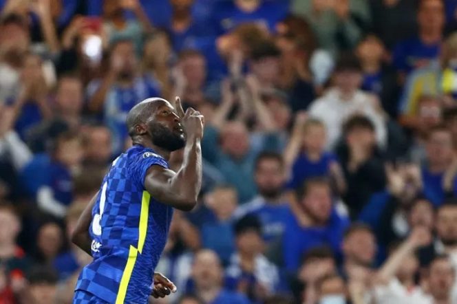 					Striker Chelsea Romelu Lukaku menciptakan gol semata wayang saat The Blues menaklukkan Zenit St Petersburg dalam laga Grup H Liga Champions League di Stamford Bridge, London, Inggris, 14 September 2021. ANTARA/REUTERS/HANNAH MCKAY.