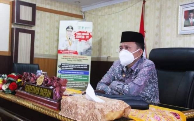 					Sekda Hamka Ikuti Rapat Koordinasi Pembangunan Nasional BMKG Secara Virtual