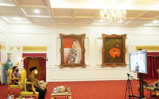 					Bersama Ketua KPCPEN, Gubernur Rohidin Paparkan Progres Penerapan PPKM di Bengkulu