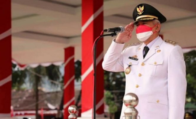 					Wabup Bantaeng Pimpin Upacara Penurunan Bendera Sang Merah Putih
